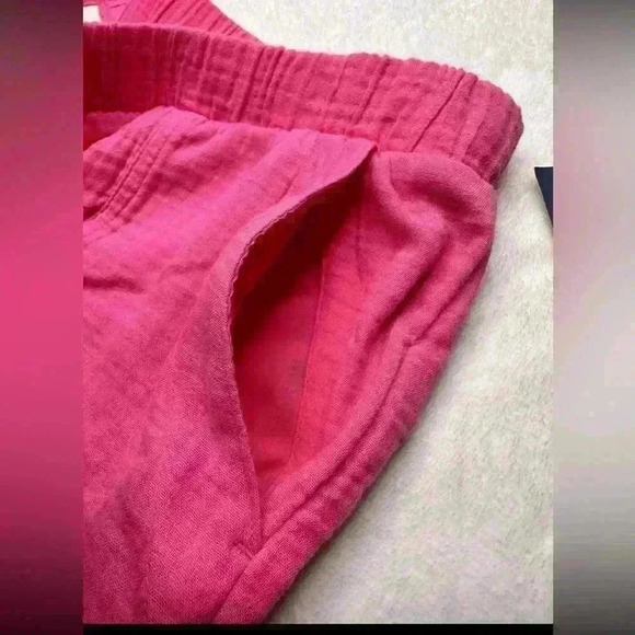 Women’s Shorts  Pink  With Pockets High Rise Pull On  Universal Thread Size XL - Picture 5 of 8